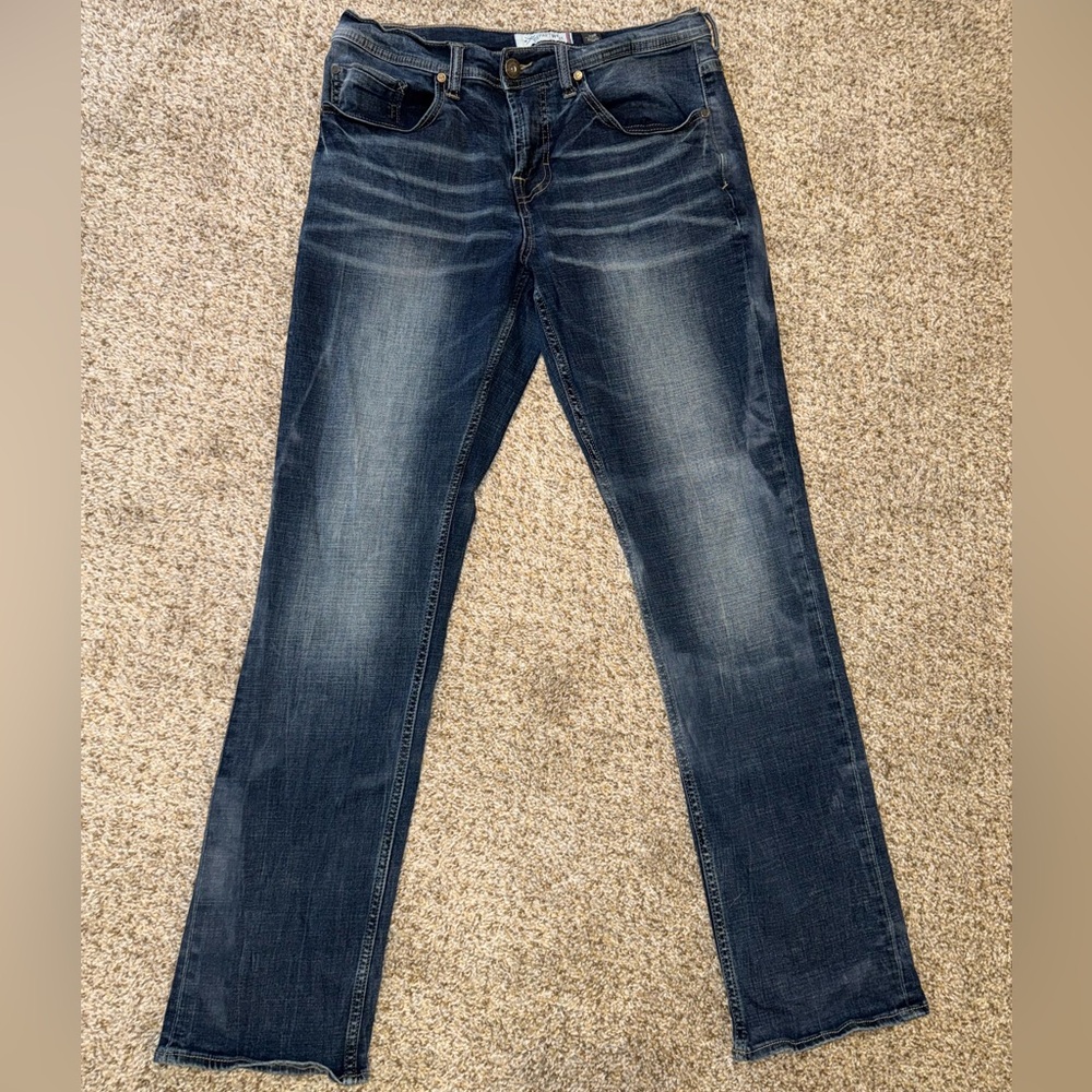 Men’s Departwest Buckle Straight Leg Jeans